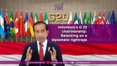 Indonesia’s G 20 Chairmanship: Balancing On A Diplomatic Tightrope