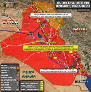 Military Situation In Iraq On September 1, 2022 (Map Update)