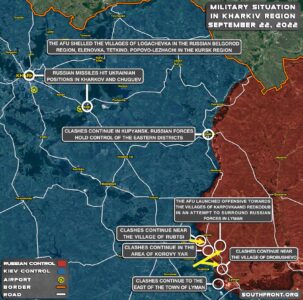 Military Situation In Kharkiv Region, Ukraine, On September 22, 2022 (Map Update)