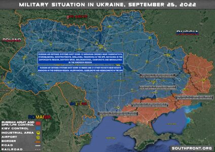 Military Situation In Ukraine On September 25, 2022 (Map Update)