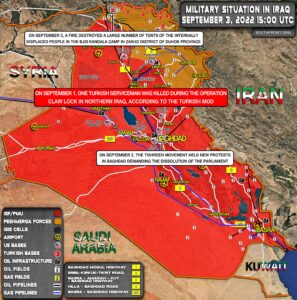 Military Situation In Iraq On September 3, 2022 (Map Update)