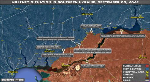 Military Situation In Southern Ukraine On September 3, 2022 (Map Update)