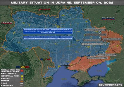 Military Situation In Ukraine On September 4, 2022 (Map Update)