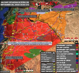 Military Situation In Syria On September 5, 2022 (Map Update)