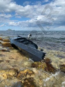 Unidentified Unmanned Boats Spotted On The Shore Of Sevastopol, Crimea