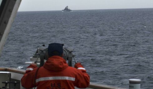 Coast Guard Spots Chinese, Russian Warship Formation Off Alaska