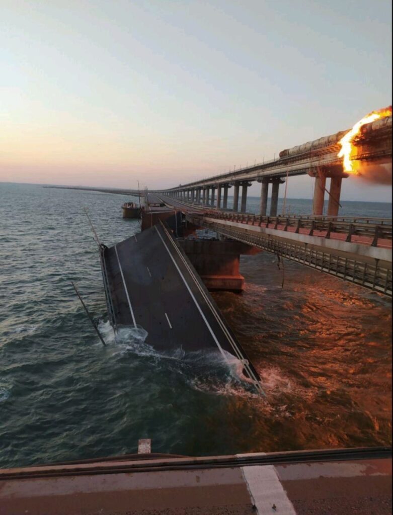 BREAKING: Large Explosion Hit Crimean Bridge (Photos, Video) (Updated)