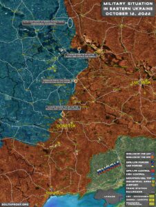 Military Situation In Eastern Ukraine On October 12, 2022 (Map Update)