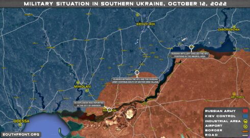 Military Situation In Southern Ukraine On October 12, 2022 (Map Update)