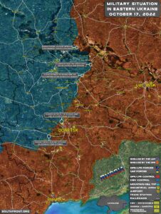 Military Situation In Eastern Ukraine On October 17, 2022 (Map Update)