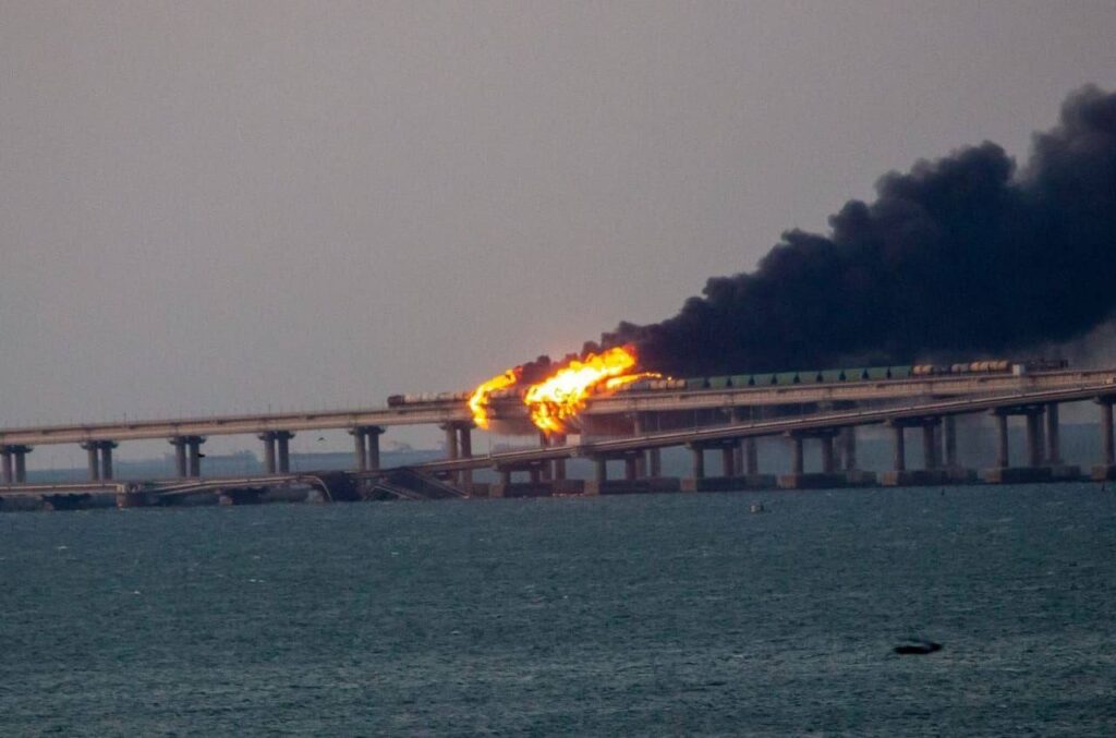 BREAKING: Large Explosion Hit Crimean Bridge (Photos, Video) (Updated)