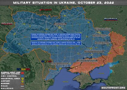 Military Situation In Ukraine On October 23, 2022 (Map Update)