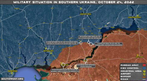 Military Situation In Southern Ukraine On October 24, 2022 (Map Update)