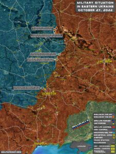 Military Situation In Eastern Ukraine On October 27, 2022 (Map Update)