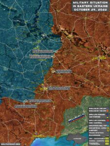 Military Situation In Eastern Ukraine On October 29, 2022 (Map Update)