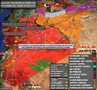 Military Situation In Syria On October 30, 2022 (Map Update)