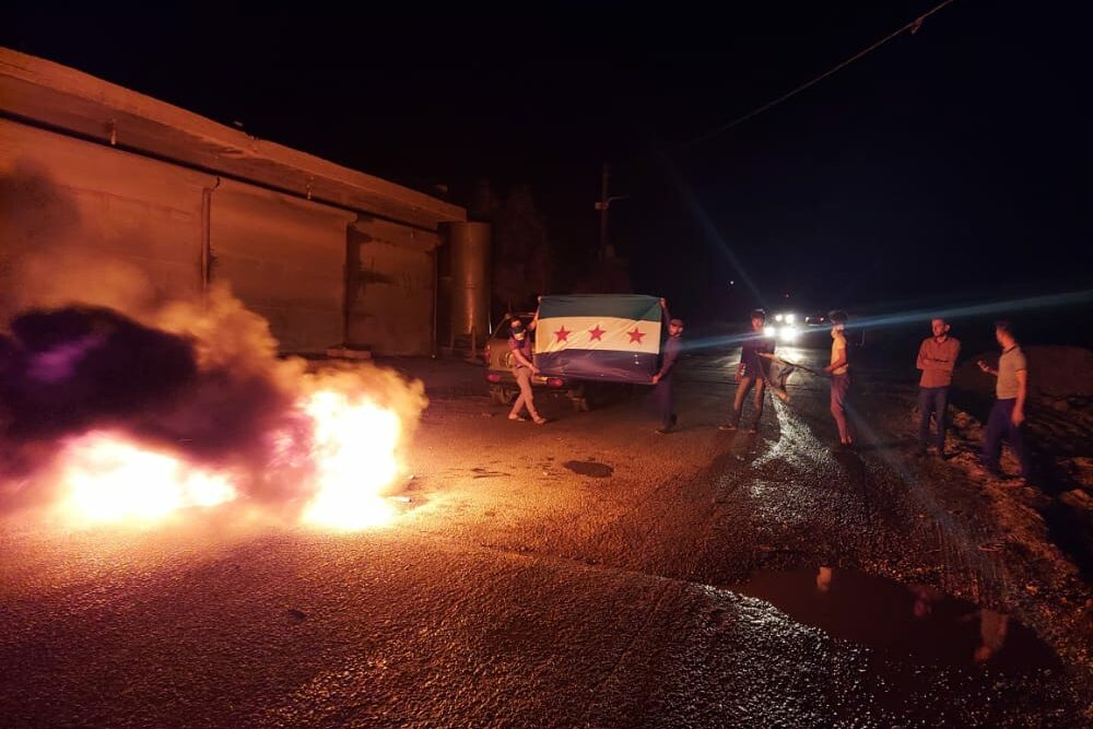 Protests Against Al-Qaeda-Affiliated HTS In Turkish-Occupied Part Of Syria's Aleppo (Videos)