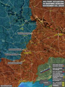 Military Situation In Eastern Ukraine On November 3, 2022 (Map Update)