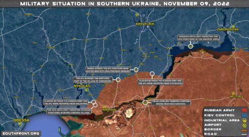 Military Situation In Southern Ukraine On November 9, 2022 (Map Update)