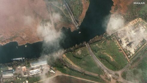 Satellite Imagery Shows Bridges In Kherson Region Destroyed