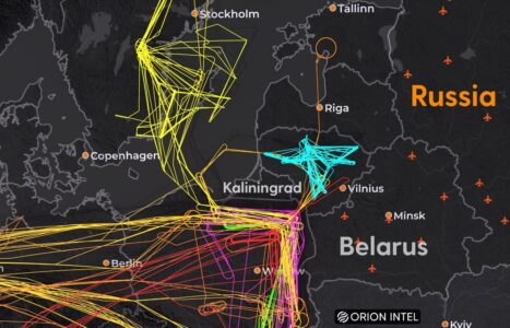 NATO Reconnaissance Activity Over Russian Borders In October, 2022