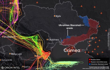 NATO Reconnaissance Activity Over Russian Borders In October, 2022