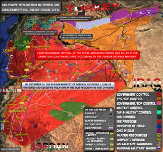 Military Situation In Syria On December 10, 2022 (Map Update)