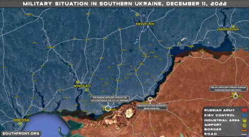 Military Situation In Southern Ukraine On December 11, 2022 (Map Update)