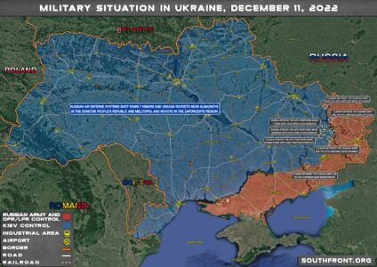 Military Situation In Ukraine On December 11, 2022 (Map Update)