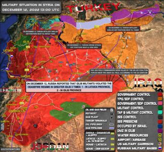 Military Situation In Syria On December 12, 2022 (Map Update)