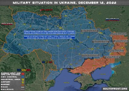 Military Situation In Ukraine On December 12, 2022 (Map Update)