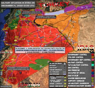 Military Situation In Syria On December 14, 2022 (Map Update)