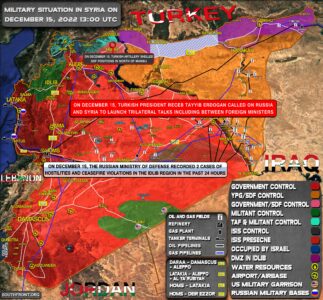 Military Situation In Syria On December 15, 2022 (Map Update)