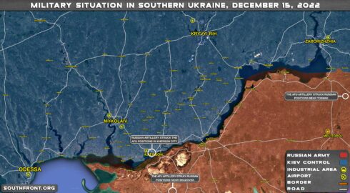 Military Situation In Southern Ukraine On December 15, 2022 (Map Update)