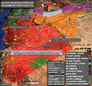 Military Situation In Syria On December 18, 2022 (Map Update)