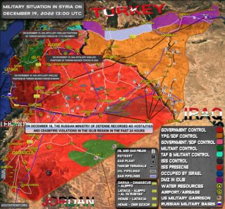 Military Situation In Syria On December 19, 2022 (Map Update)