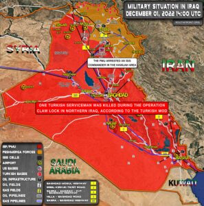 Military Situation In Iraq On December 1, 2022 (Map Update)