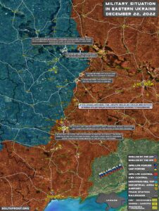 Military Situation In Eastern Ukraine On December 22, 2022 (Map Update)