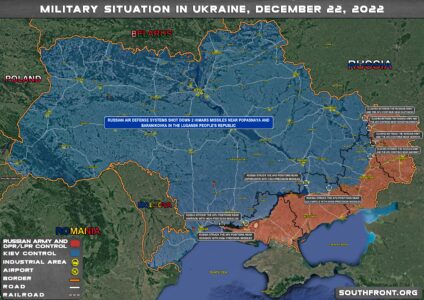 Military Situation In Ukraine On December 22, 2022 (Map Update)