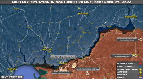 Military Situation In Southern Ukraine On December 27, 2022 (Map Update)