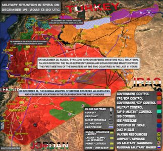 Military Situation In Syria On December 29, 2022 (Map Update)