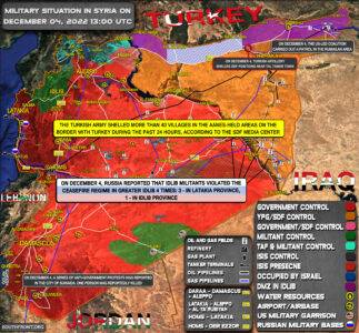 Military Situation In Syria On December 4, 2022 (Map Update)