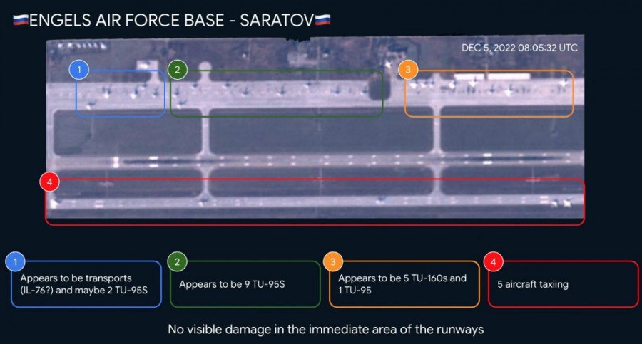 Overview Of Ukrainian UAV Strikes On Russian Military Airfields Used By Strategic Bombers