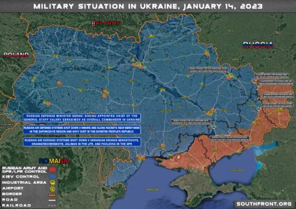 Military Situation In Ukraine On January 14, 2023 (Map Update)