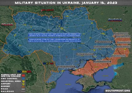 Military Situation In Ukraine On January 15, 2023 (Map Update)