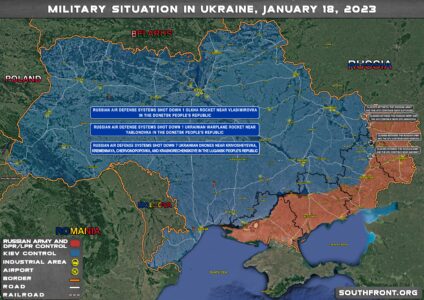 Military Situation In Ukraine On January 18, 2023 (Map Update)