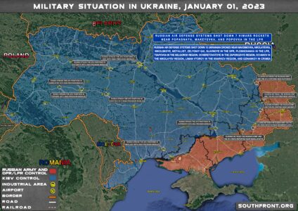 Military Situation In Ukraine On January 1, 2023 (Map Update)