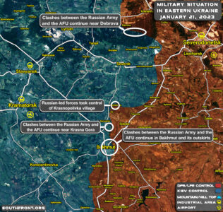 Military Situation In Bakhmut-Soledar Region On January 21, 2023 (Map Update)