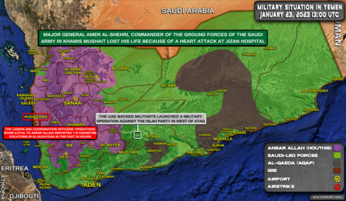 Military Situation In Yemen On January 23, 2023 (Map Update)