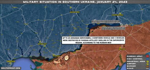 Military Situation In Donbass And Zaporozhie Region On January 23, 2023 (Map Update)